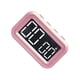 thumbnail image 2 of Reloj despertador digital Matsuzay pantalla fácil de leer funcionamiento silencioso rosa, 2 of 6