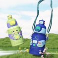 thumbnail image 4 of 1pc Cute Girls 316 Stainless Steel Insulated Mug Student Cartoon Mug Silicone Sleeve Insulated Water Bottle, 4 of 5