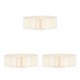 thumbnail image 4 of Jumpingount Cinturón de moda Elástico Estilo simple Ropa de elasticidad universal Puffer Coat Día de San Valentín Accesorios de mujer Blanco 3piezas, 4 of 6