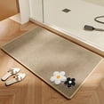 thumbnail image 2 of Yatlte Bathroom Rugs Mat, Ultra Thin Bathroom Rugs Fit Under Door Quick Dry Super Absorbent Washable Bath Rug Shower Mat for Bathroom Floor Bathtub Shower Sink, Easy Care, 2 of 6