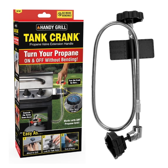 Handy Grill Tank Crank,The Easy Way to Turn on the Gas with no more bending
