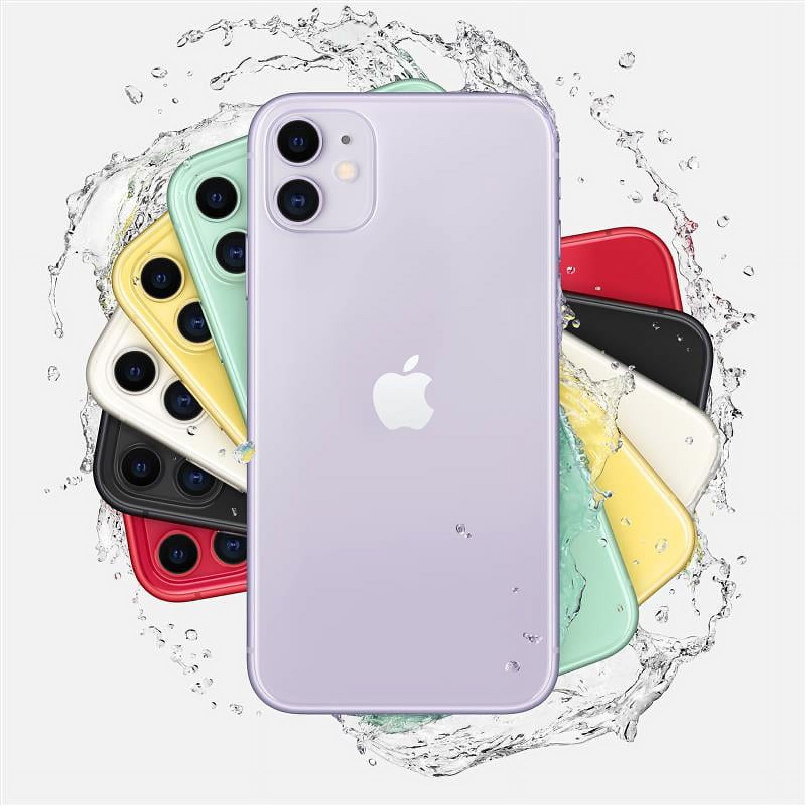 Straight Talk Apple iPhone 11, 64GB, Purple- Prepaid Smartphone [Locked to Straight Talk]