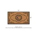 thumbnail image 4 of A1HC 36"x72" Natural Coir Monogrammed Doormat with PVC Backing, Heavy Duty Anti-Shed Front Door Mat, Easy to Clean Entry Rug, 4 of 7