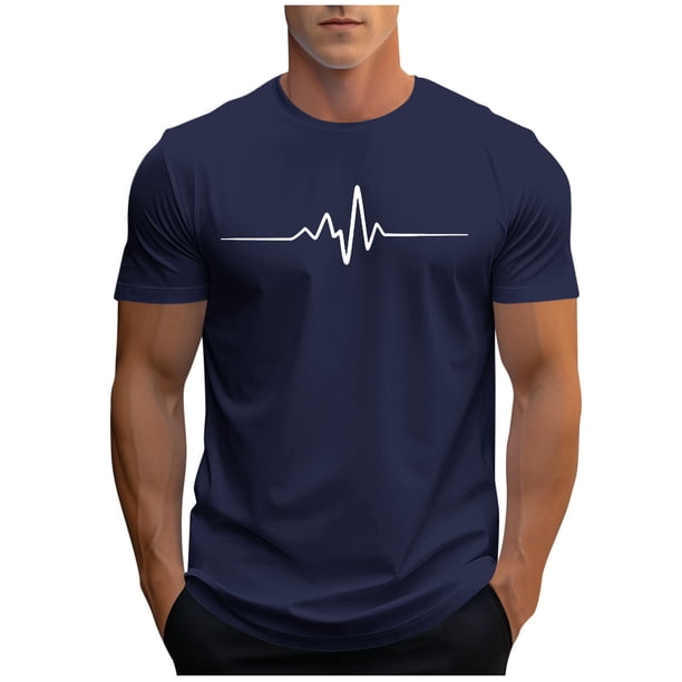 Eres Más Que una Camisa de Puntuación de Prueba Nueva Moda Casual Hombres Imprimir Camiseta Deportiva Manga Corta Blusas de Cuello Redondo