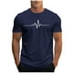 thumbnail image 1 of Eres Más Que una Camisa de Puntuación de Prueba Nueva Moda Casual Hombres Imprimir Camiseta Deportiva Manga Corta Blusas de Cuello Redondo, 1 of 9
