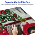 thumbnail image 3 of nygtbtfer Merry Christmas Cedar Pine Garland Mouse Pad Country Anti Slip Gaming Mouse Pad for Laptops Office Computer Mouse Pads Gift for Women Men 31.5x11.8 in, 3 of 6