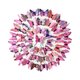 thumbnail image 2 of 200 pegatinas de mariposas para pared, calcomanías de mariposas rústicas hechas a mano. Rosa, 2 of 9