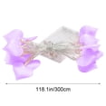 thumbnail image 2 of 9.84ft 20-LED Purple Heart String Lights - Battery-Operated Valentine’s Day Decor, Cute Girlish Room Decoration, Soft Glowing LED Fairy Lights for Home & Party, 118.1in/300cm, Purple, 2 of 6