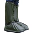 thumbnail image 1 of Fundas impermeables para zapatos, reutilizables y plegables para botas de lluvia, capa impermeable integrada con cremallera, antideslizante, equipo de lluvia para hombres y mujeres, 1 of 4