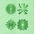 thumbnail image 1 of Ahgly Company Machine Washable Indoor Square Transitional Light Green Area Rugs, 7' Square, 1 of 7