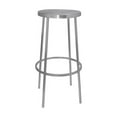 thumbnail image 6 of Meridian Furniture Tyson Brushed Silver Iron Barstool, 6 of 6