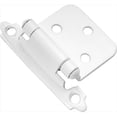 thumbnail image 1 of White Surface Self-Closing Flush Hinge 2-Pack, 1 of 1