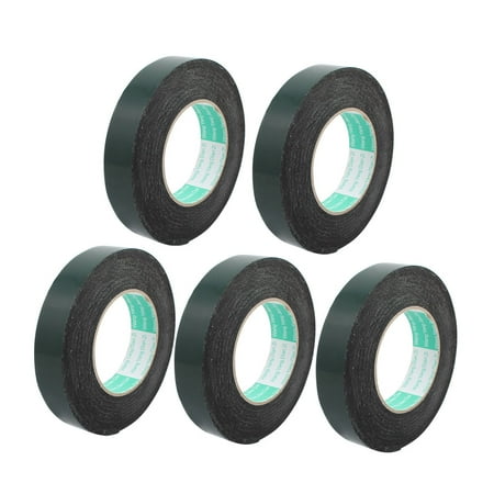 5Pcs 25mmx1mm Double Sided Sponge Tape Adhesive Sticker Foam Glue Strip 10m