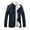 05 Dark Blue, variant on Men'S Winter Jacket Thick Thermal Cotton Warm Fleece Lined Coat Trucker Stand Collar Work Casual Sherpa Jackets