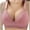 Hot Pink, variant on Fesfesfes Bras for Women Wireless Fixed Cup Comfortable Small Chest Gathered Lace Wirefree Bra