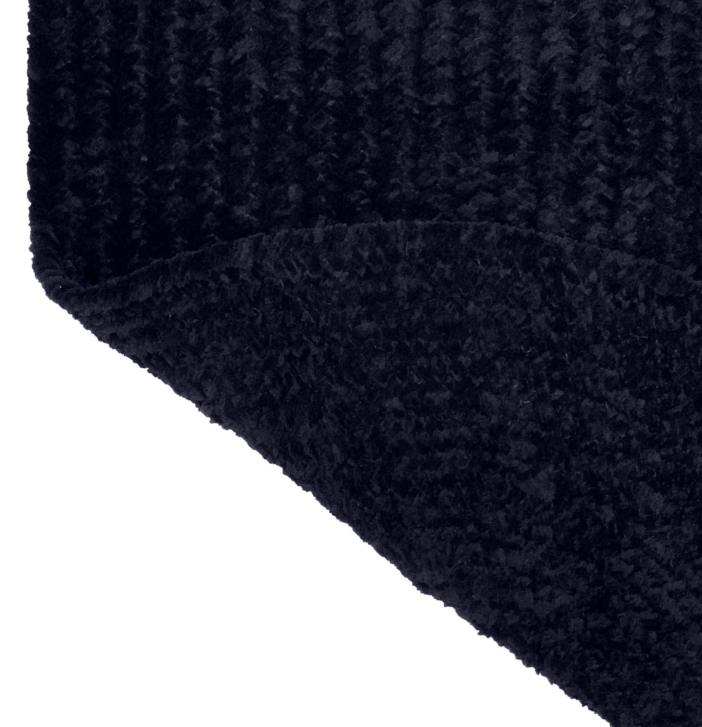 Better Trends Oval Braided Rug 30"x 50" 100% Cotton Rug for Indoor Use, Area Rug for Bedroom Chenille Solid Collection - (Navy)