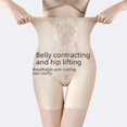 thumbnail image 3 of Braguitas abdominales de seda helada con corsé de cintura alta para mujer, base moldeadora de cadera con encaje posparto, pantalones abdominales de seguridad de talla grande, 3 of 6