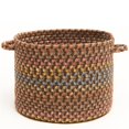 thumbnail image 1 of Rhody Rug WO31B010X008 10 x 8 in. Woodstock Basket, Hickory & Multi Color, 1 of 1