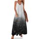 thumbnail image 1 of Decoración Puerto Monocromático Amigos Mahal Vestido Sin Mangas Cuello Azul Ropa de mujer, 1 of 7