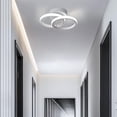 thumbnail image 3 of Langgg Luminaire de Plafond à LED Montage Affleurant Simple pour Entrée Allée Blanc 241612.5cm, 3 of 9