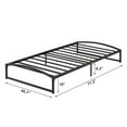 thumbnail image 4 of TROPOW King Size Bed Frame,10 Inch Metal Platform Bed Frame, Low Profile Bed Frame with Sturdy Steel Slats Support, Mattress Foundation, No Box Spring Needed, Easy Assembly, Black, 4 of 10