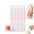 thumbnail image 1 of PEACNNG 5Pcs Radiant Nail Growth Oil  Radiant Nail Growth Oil Pen  Nail Nourishing Oil Nail Polish  Cuticle Oil for Moisturize Strengthen Brighten Nails Care  Rose Scent, 1 of 6