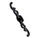 thumbnail image 3 of Hardware Negro de La Manija Muebles Del Armario Del Cajón de de La Perilla Del ón Del pequeña sala de La Aleación Negro 315 Macarena Tirador de Tirador Negro, 3 of 8