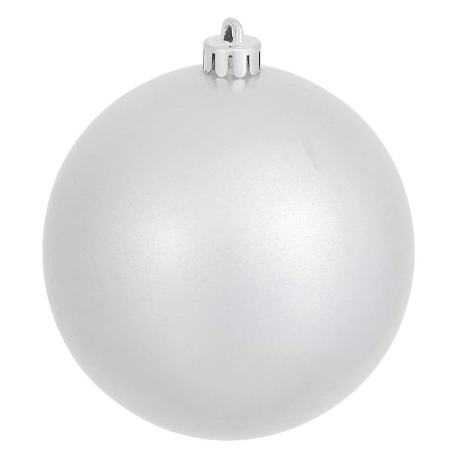 Vickerman 4.75" Gold Candy Ball Ornament, 4 per Bag