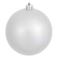 thumbnail image 2 of Vickerman 4.75" Silver Candy Ball Ornament, 4 per Bag, 2 of 2