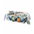 thumbnail image 2 of Thanksgiving Fall Pumpkins Sofa Covers for 3 Cushion Couch,Washable Sectional & L Shape Couch Covers for Dog/Cat/Kid,Gradient Flower Botanical Leaf Non Slip Sofa Slipcover Tassel Futon Cover 71x150, 2 of 8
