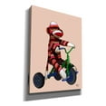 thumbnail image 2 of Epic Graffiti 'Sock Monkey Tricycle' by Fab Funky Canvas Wall Art, 12"x16", 2 of 3