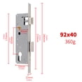thumbnail image 2 of Heavy Duty Door Fastene, Aluminum Alloy Construction for Interior/Exterior Security for residential or commercial space., 2 of 8