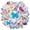 3A-50pcs, variant on 35pcs-70pcs Decorative Stickers Butterfly Stationery Stickers Floral Graffiti Decals for Laptops Suitcases