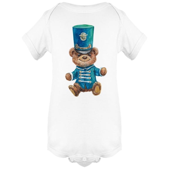Military Bear Watercolor Bodysuit Infant -Image by Shutterstock,  6 Months