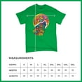 thumbnail image 5 of Tee Hunt Howling Wolf and Moon T-Shirt Dean Russo Colorful Wild Life Men's Tee, Green, Large, 5 of 5