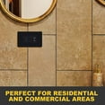 thumbnail image 6 of Faith Tamper-Resistant Outlet, 15A 125V Decorator Receptacles, UL-Listed, Black, 6 of 8