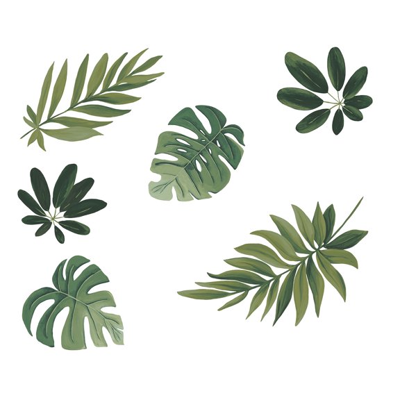WallPops! Havana Leaves Wall Decals Art Kit