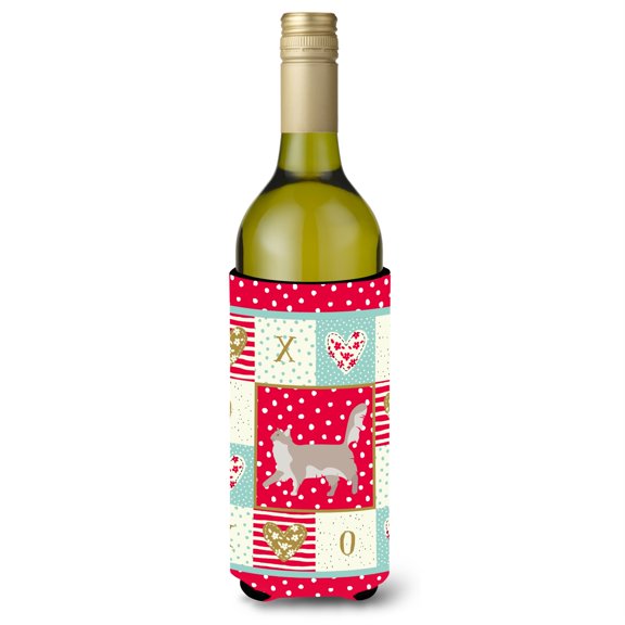 Chantilly Tiffany Cat Love Wine Bottle Hugger CK5574LITERK