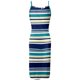 thumbnail image 5 of Vestido de ocio con estampado de rayas sin mangas con cuello halter de nueva moda para mujer Fridja  hjkh2487, 5 of 6