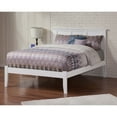 thumbnail image 4 of Mediterranean Mingle Platform Bed with Open Footboard, Solid Hardwood, Turbo Charger, Sturdy Build with Classic Finish, 4 of 6