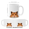 thumbnail image 4 of WIRESTER 11 Oz Ceramic Tea Cup Coffee Mug, Brown Hamster, 4 of 7