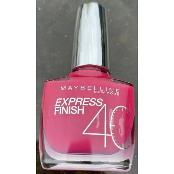 Maybelline express finish 40 second 10ml nail polish varnish 155 Fuchsia
