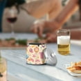 thumbnail image 5 of Yayeee Ashtray with Lid for Cigarette Smokeless Stainless Steel Home Ash Holder, Blue Beach Toys Pattern, 5 of 7