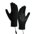thumbnail image 2 of USB Heating Knitted Gloves Winter Warm Screen Cycling Cold Proof Gloves Charging Heating Split Finger Gloves, 2 of 4