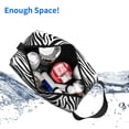 thumbnail image 5 of XMXT Large Capacity Makeup Bag, Zebra Monochrome Print Storage Bags Travel Toiletry Cosmetic Bag for Women Men, 5 of 9