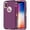 Purple, variant on iPhone Xs Max Heavy Duty Case {Shock Proof Case with 3 Layer Rubber, Shatter Resistant, [Tough Armour] Rugged Case Compatible for iPhone Xs Max} Orange