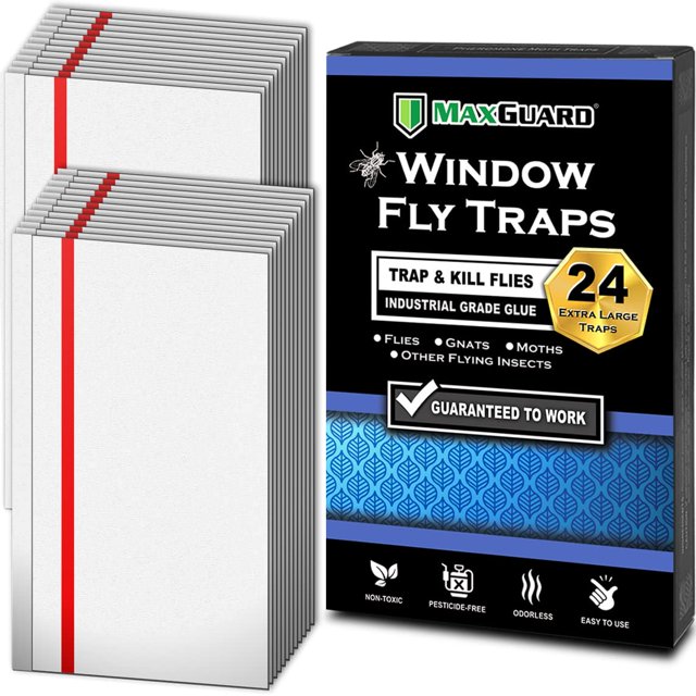 Trampas para ventanas MaxGuard Catch & Kill Houseflies 24 XL