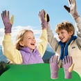 thumbnail image 5 of Snow Mittens for Boys Warm Lined Waterproof Winter Gloves Outdoor Ski Gloves for Ages 7-13 Years Girls, 5 of 9