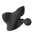 thumbnail image 4 of Relajante de cuello y hombros para reducir el dolor, camilla cervical, dispositivo de tracción cervical para la alineación de la columna cervical, color negro, 4 of 13