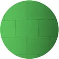 thumbnail image 1 of Ahgly Company Machine Washable Indoor Round Transitional Green Area Rugs, 6' Round, 1 of 7
